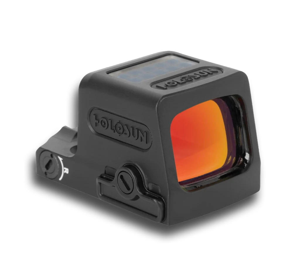 EPS MRS, Reflex Sight, Multiple Reticle, 32 MOA Circle, 2 MOA Green Dot, Aluminum Housing, Matte Finish, Black, Solar with Internal Battery