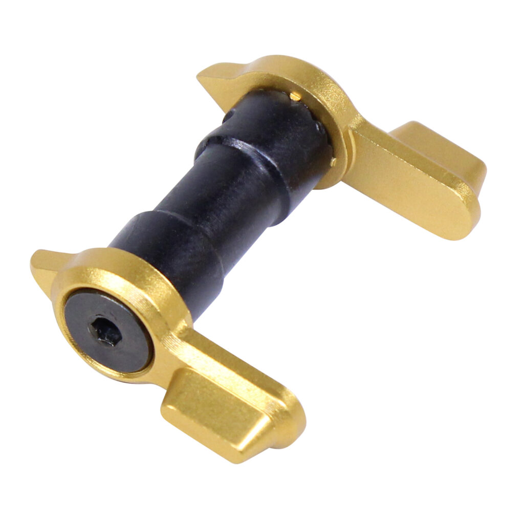 AR-15 Multi Degree Ambi Safety Anodized Gold Selector