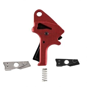 Flat Faced Forward Set Trigger Kit for M&P M2.0 - Red - Polymer
