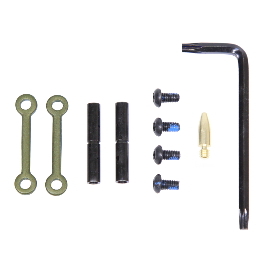 anodized green anti rotation pin set