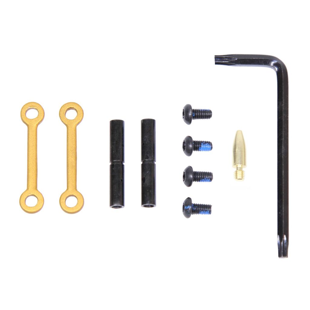 anodized gold anti rotation pin set