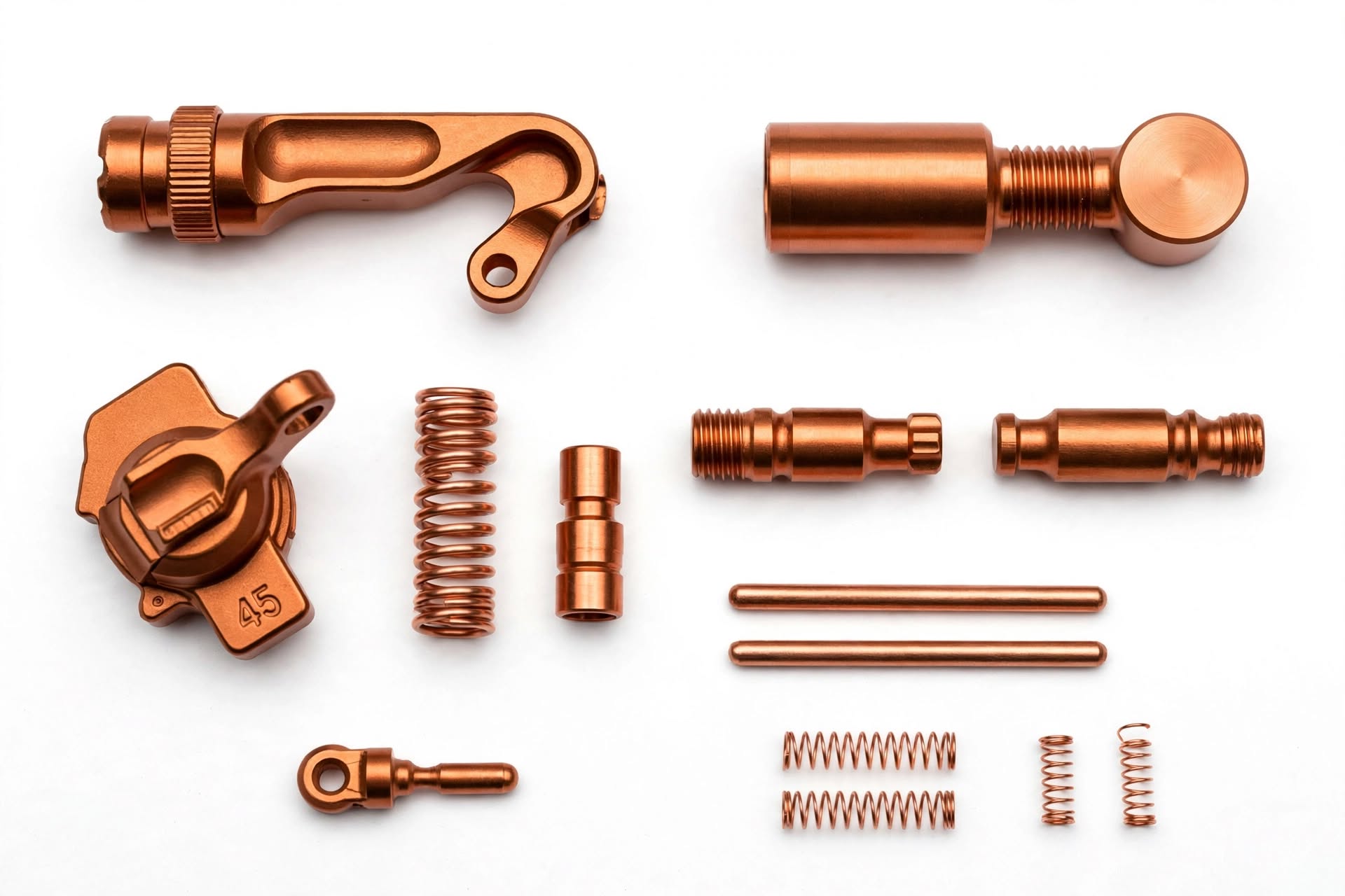 AR-15 Upper / Lower Color Parts Kit - Copper