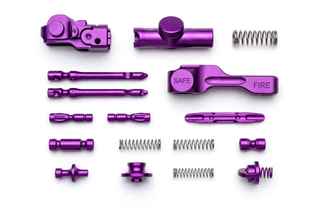 AR-15 Upper / Lower Color Parts Kit - Purple