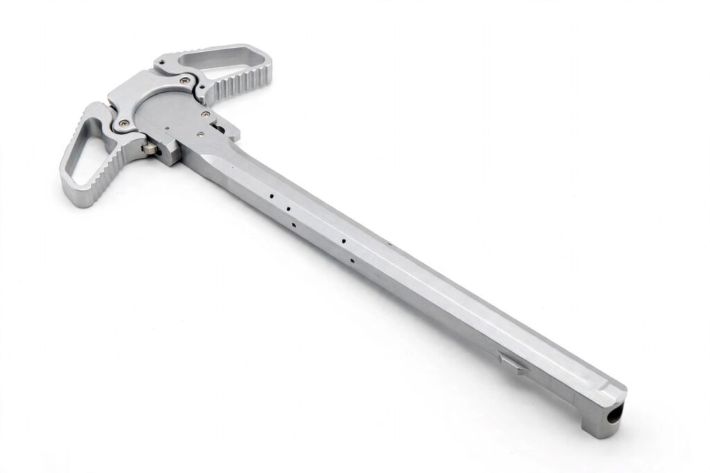 AR-15 Crescent Ambi Charging Handle - Silver