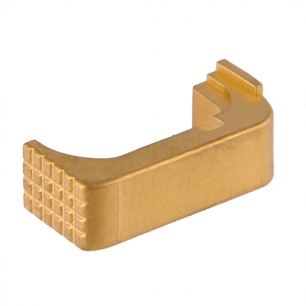 Glock 17/19 Mag Release - Aluminum-Gold