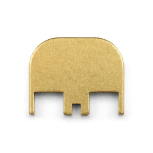 Glock Slide Back Plate - Gold