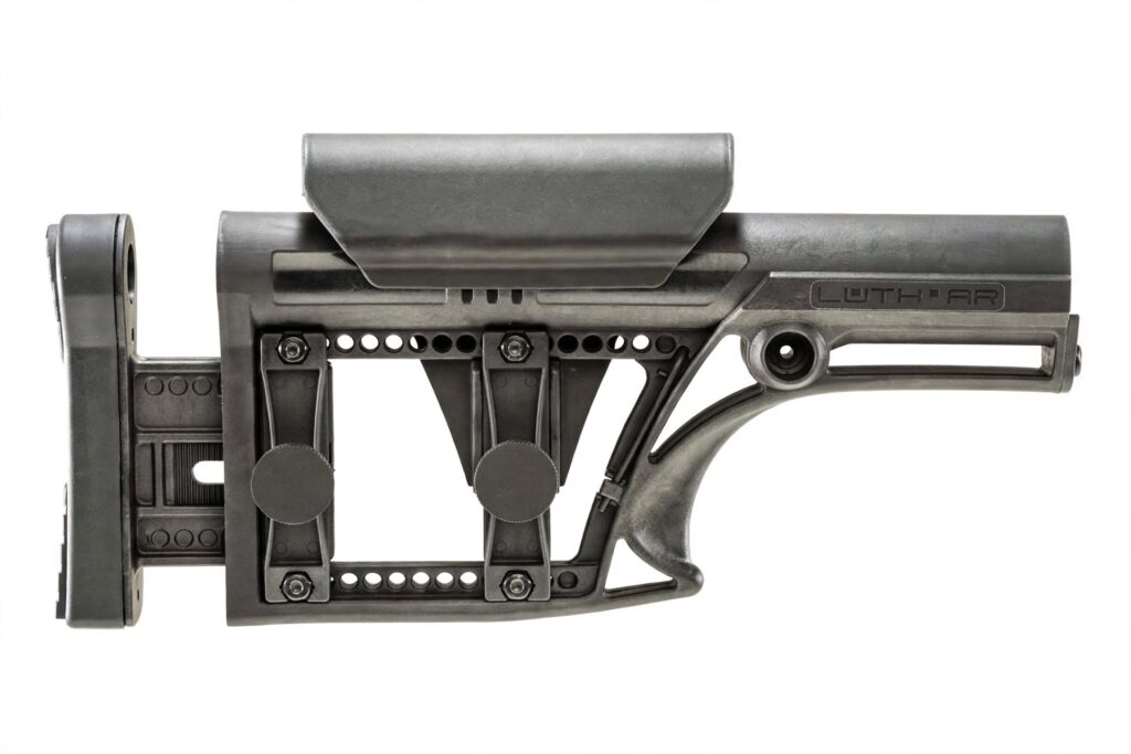 Adjustable Modular AR-15 / AR-10 Fixed Rifle Stock Black